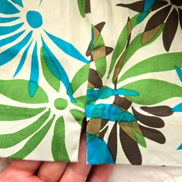 ( Express ) Tropical Print Mini Skirt - Picture 3 of 7